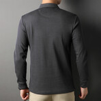 Warner Long Sleeve Polo // Dark Gray (M)