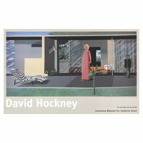 David Hockney // Beverly Hills Housewife // 2001 Offset Lithograph