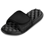 La Jolla Recovery Adjustable Slide Sandals // Black (US Men's Size 7)