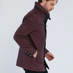 Sam Leather Jacket // Bordeaux (XS)