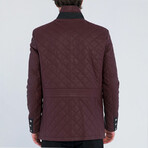 Sam Leather Jacket // Bordeaux (M)