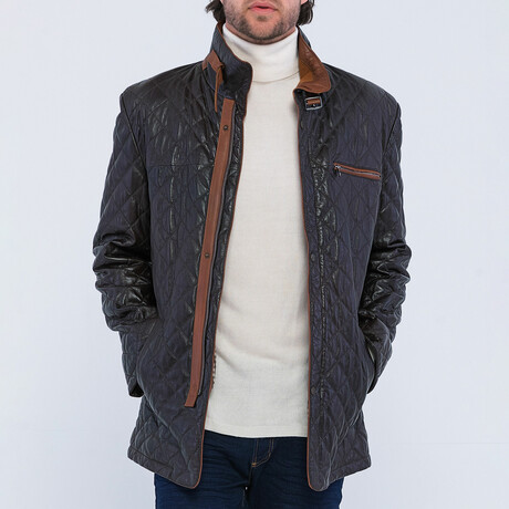 Duncan Leather Jacket // Antique Brown (XS)