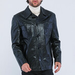 Ethan Leather Jacket // Black (M)