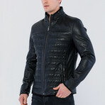 Matt Leather Jacket // Black (3XL)