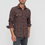 Axel Double Pocket Regular Fit Shirt // Anthracite (S)