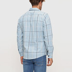 Axel Double Pocket Button-Up Shirt // Blue (S)