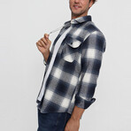 Axel Double Pocket Button-Up Shirt // Navy (S)