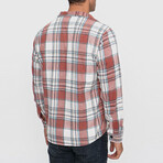 Logan Double Pocket Zip-Up Shirt // Tile (S)