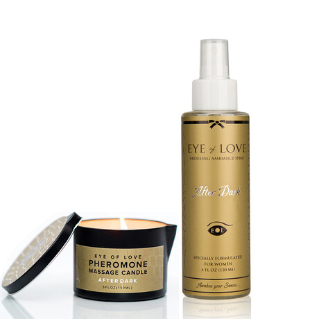 Pheromone Massage Candle & Ambiance Spray // After Dark