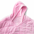Wearable 10 lb Weighted Snuggle // Pink