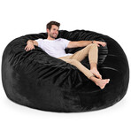 Saxx Giant Bean Bag Chair // 6' (Silver Fox)