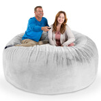 Saxx Giant Bean Bag Chair // 6' (Silver Fox)