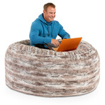 Metro Sac Bean Bag Chair // 5' (Silver Fox)