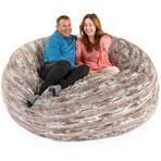 Saxx Giant Bean Bag Chair // 6' (Silver Fox)