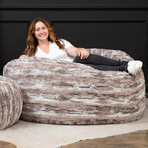 Metro Sac Bean Bag Chair // 5' (Silver Fox)