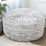 Metro Sac Bean Bag Chair // 5' (Silver Fox)