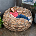 Saxx Giant Bean Bag Chair // 6' (Silver Fox)