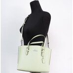 Coach 25 Small Leather Tote Crossbody Handbag // Lime