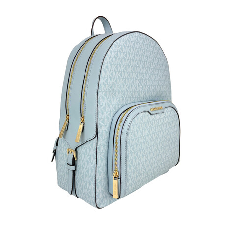 Michael Kors Large Zip Pocket Backpack // Pale Blue