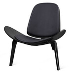 Mid Century Modern Accent Chair // Black