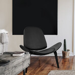 Mid Century Modern Accent Chair // Black