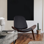 Mid Century Modern Accent Chair // Brown