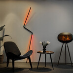 Mid Century Modern Accent Chair // Black