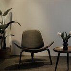 Mid Century Modern Accent Chair // Brown