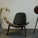 Mid Century Modern Accent Chair // Brown