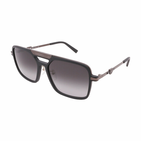 MCM // Men's MCM732S 002 Aviator Sunglasses// Matte Black