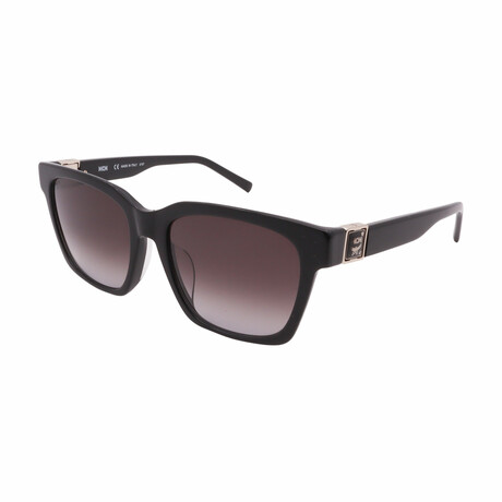 MCM // Unisex MCM713S-001 Square Sunglasses // Black + Gray