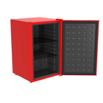 Countertop Mini Fridge // Solid Door // Red // 65L