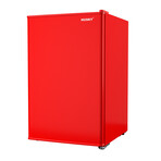 Countertop Mini Fridge // Solid Door // Red // 65L