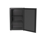 Countertop Mini Fridge // Solid Door // Black // 65L