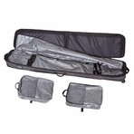 Athalon Wheeled Everything Ski & Board Bag // Heather Gray