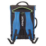 Athalon "Onboard" Convertible Boot Bag // Cobalt Blue + Green
