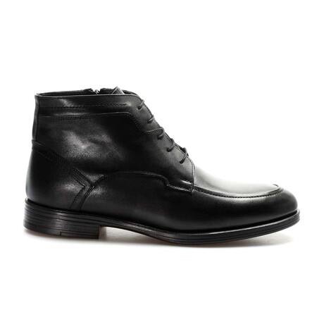 Gerald Genuine Leather & Shearling Men's Classic Boots // Black (Euro: 39)