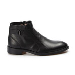 Eliezer Genuine Leather & Shearling Men's Classic Boots // Black (Euro: 42)