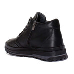 Matteo Genuine Leather & Shearling Men's Sports Boots // Black (Euro: 39)