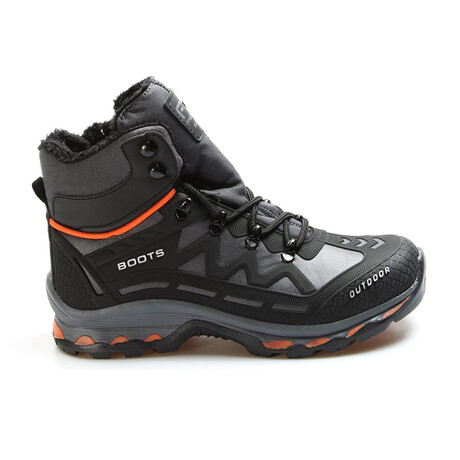 Alonso Men's Boots // Black + Smoke + Orange (Euro: 39)