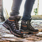 Alonso Men's Boots // Black + Smoke + Orange (Euro: 43)