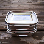 Minimal All Stainless Steel Lunch Box // 780 ml