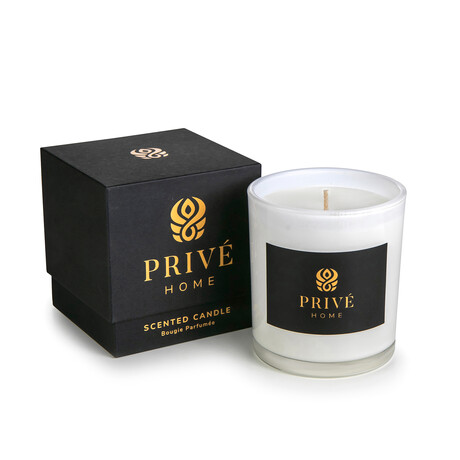 Candle - Safran – Ambre Noir 280 g // White