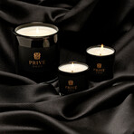 Candles - Tobacco & Leather, Oud & Bergamote, Muscs Poudres // 3 x 60 g // Clear