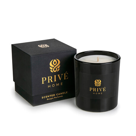 Candle - Black Wood 280 g // Black