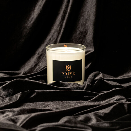Candle - Tobacco & Leather 280 g // Clear