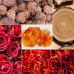 Candle - Safran – Ambre Noir 280 g // White