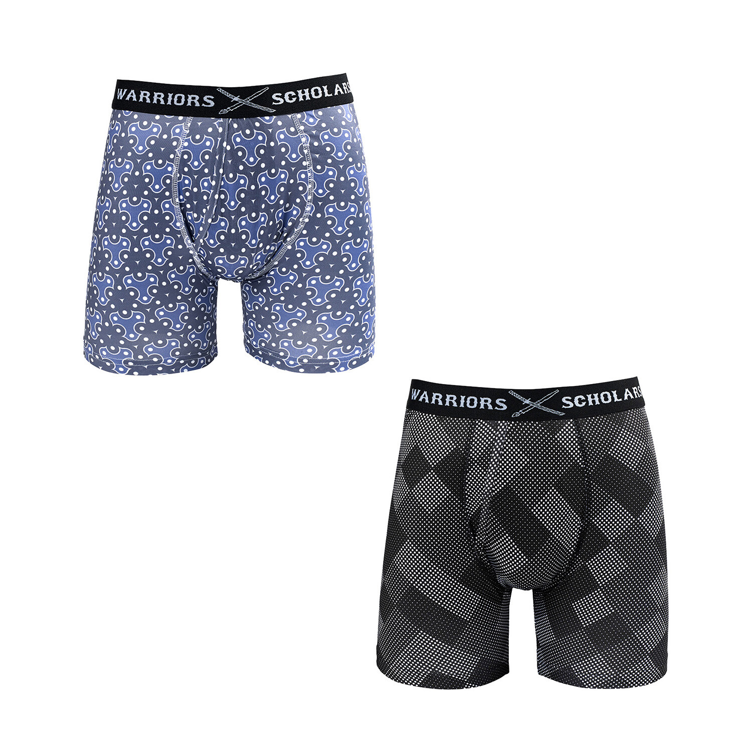 Mood Boxer Brief // Pack of 2 // Multicolor (M) - Warriors & Scholars  Underwear - Touch of Modern