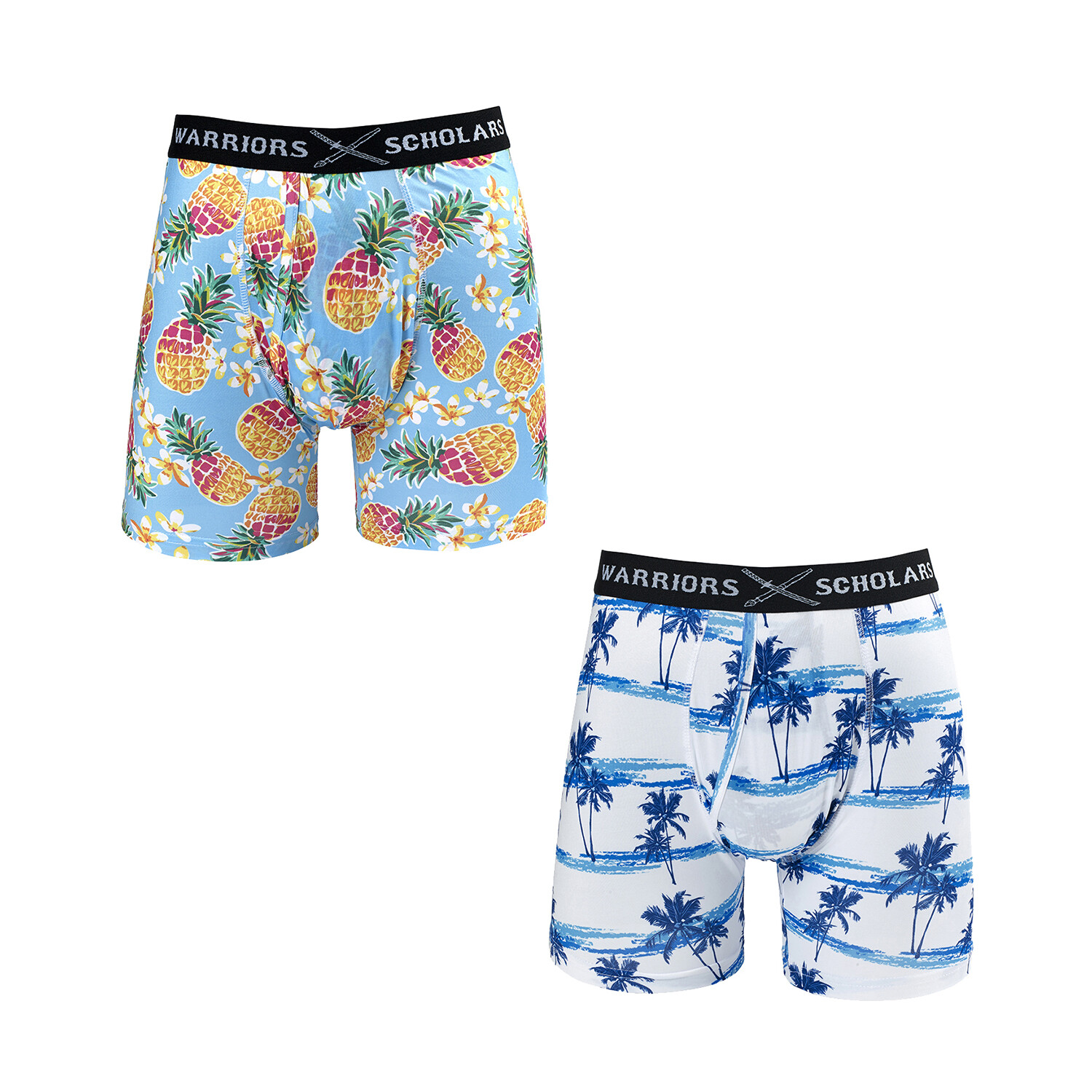 Senna Boxer Brief // Pack of 2 // Multicolor (L) - Warriors & Scholars  Underwear - Touch of Modern
