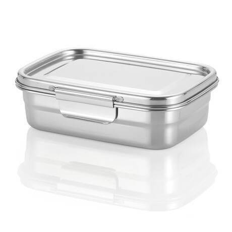 Minimal All Stainless Steel Lunch Box // 1260 ml